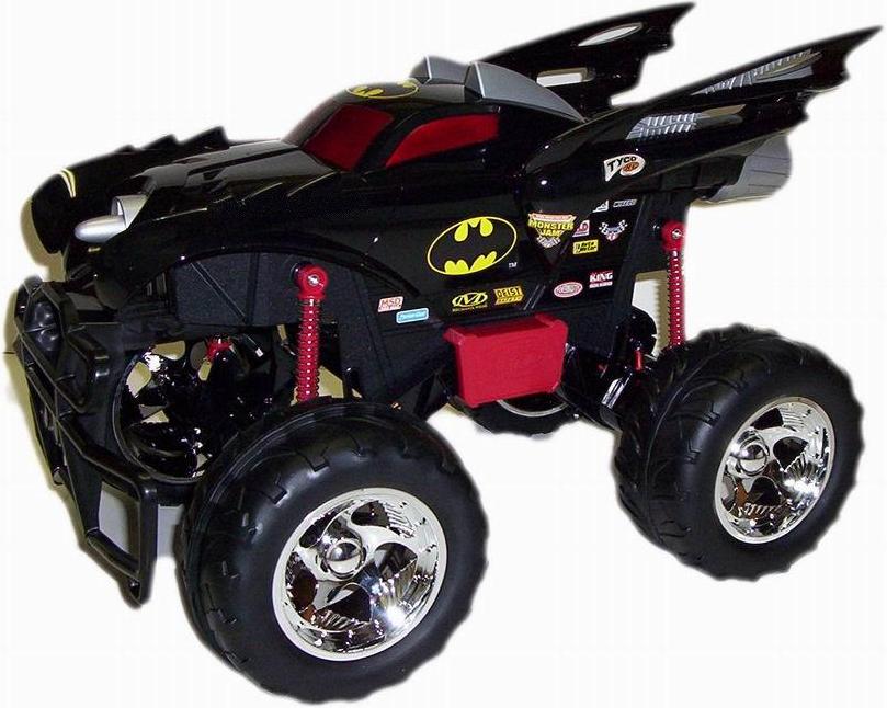 tyco rc batmobile monster truck remote